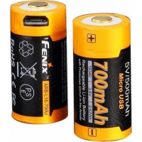 Аккумулятор 16340 Fenix 700 mAh Li-ion с разъемом для USB купить в Мытищах