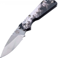 Автоматический складной нож Pro-Tech Pro-Strider Mini SnG Auto Custom «Four Horsemen», клинок Stonewash, сталь 154CM, рукоять алюминий купить в Мытищах