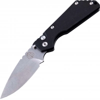 Автоматический складной нож Pro-Tech Pro-Strider SnG Auto, клинок Stonewash, сталь 154CM, рукоять сталь/черный G10 купить в Мытищах