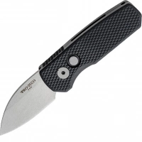 Автоматический складной нож Pro-Tech Runt 5 Wharncliffe, сталь CPM 20CV, рукоять алюминий купить в Мытищах