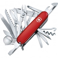 Нож перочинный Victorinox SwissChamp, сталь X55CrMo14, рукоять Cellidor®, красный купить в Мытищах