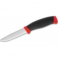 Нож с фиксированным лезвием Morakniv Companion F Rescue, сталь Sandvik 12С27, рукоять резина/пластик купить в Мытищах