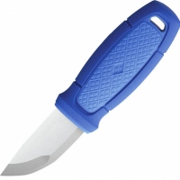 Нож с фиксированным лезвием Morakniv Eldris, сталь Sandvik 12С27, рукоять пластик, синий купить в Мытищах