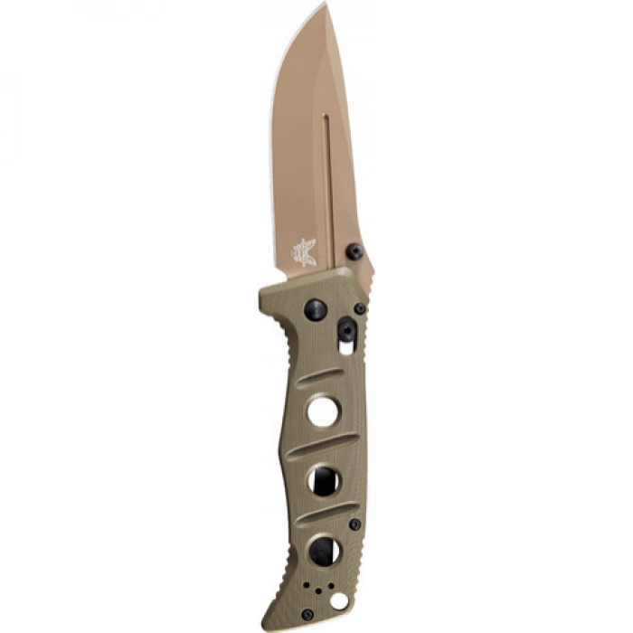 Нож складной Benchmade Adamas 275FE-2, сталь Cru-Wear, оливковая рукоять G10