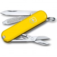 Нож Victorinox Classic SD Colors, Sunny Side (0.6223.8G) жёлтый, 7 функций 58мм купить в Мытищах