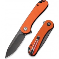 Складной нож CIVIVI Elementum Black, сталь D2, Orange G10 купить в Мытищах