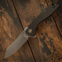 Складной нож CJRB Kicker, сталь D2, Carbon Fiber купить в Мытищах