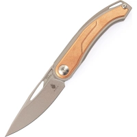 Складной нож Kizer Apus, сталь CPM S35VN, рукоять титан/ Bronze Carbon купить в Мытищах