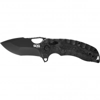 Складной нож SOG Kiku XR Black, сталь CTS-XHP, рукоять микарта купить в Мытищах