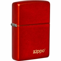 Зажигалка Classic Metallic Red ZIPPO с логотипом Zippo купить в Мытищах