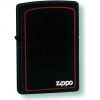 Зажигалка ZIPPO Classic с покрытием Black Matte, латунь/сталь, чёрная с лого, матовая, 36x12x56 мм купить в Мытищах