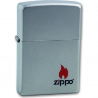 Зажигалка ZIPPO Satin Chrome, латунь с ник.-хром. покрыт., серебр., матовая, 36х56х12 мм купить в Мытищах