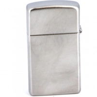 Зажигалка ZIPPO Slim® с покрытием Satin Chrome™, латунь/сталь, серебристая, матовая, 30х10×55 мм купить в Мытищах