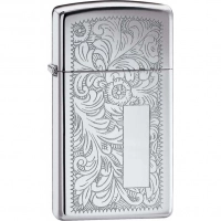 Зажигалка ZIPPO Slim® Venetian® с покрытием High Polish Chrome купить в Мытищах